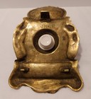 French Art Nouveau Cast Brass Inkwell  j h 89 