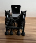 Texaco Horse And Tanker  Die Cast Locking Coin Bank Ertl Ltd Edition  8 1991