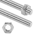 2 Pack M8-1 25mm Pitch Fully All Threaded Rod Studs 300mm 11 8  Long 304 Stainle