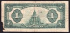 Dominion Of Canada 1923  1 Dollar Banknote Mccavour-saunders Red Seal 2 Z-116131