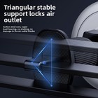 Magnetic Car Phone Holder With Wireless Charging And Auto Clamping