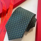 Nwt Men s Luxury Ferragamo Silk Tie Executive Business Formal