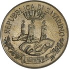 San Marino  200 Lire Aluminum Bronze 1982 - Unc