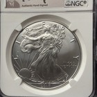 2017 American Silver Eagle Ngc Ms70 Fdi Edmund C Moy Authentic Signature  1