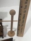 Vintage Dollhouse Miniatures Wood Furniture   Accessories Lot