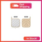 Kitchen Pot Holders Set Heat Resistant Pure Cotton Potholders Kit Trivets Large 