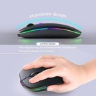 Wireless Mouse Bluetooth Rechargeable Silent Mice Ergonomic Gaming For Laptop Pc