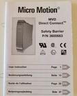 Micro Motion 3600663 Safety Barrier Mvd Direct Connect Module 24vdc New No Box