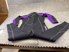 Neo Sport Wetsuit Women   s  12  Black Purple Full Wet Suit Long Surf Jet Ski