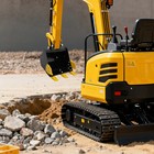 2t 4409 25 Lbs Bucket Mini Excavator Bucket W metal Teeth    excavator Kampf