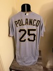Gregory Polanco 2018 Pittsburgh Pirates Game Worn Jersey 500th Career Hit
