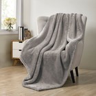Home Essence  Solid Ultra-plush Warm Antimicrobial Throw 50x60 gray 