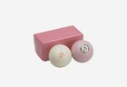Breast Cancer Awareness Pool Balls - White Pink Ribbon Cue Ball   Pink 8 Ball