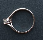 Engagement Ring  brand New  Size 53  White Gold 18 Kt  Natural Diamond 0 246 Kt 