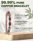 99 99  Pure Copper Magnetic Bracelet For Adult  Anti-oxidation Scratch Resistant
