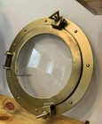 Aluminum Porthole Wall Mirror  Nautical Brass Antique Finish 17 