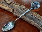 Sterling Silver Wallace Large 3d Bust Victorian Woman Coffee Spoon