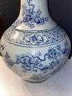 20    Asian Chinese  Qing Dynasty Kangxi Mark Porcelain Blue White Vase