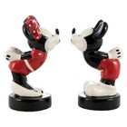 Mickey   Minnie Mouse Kissing  disney Classic  Ceramic Salt   Pepper Shaker Set