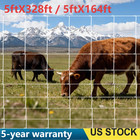 Garvee Farm Fence 5ft X 328ft 5ft X 164 Ft Galvanized Cattle Animals Protection