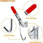 2 Pack J Hook Toggle Clamp  Heavy Duty Toggle Latch Clamp  375lbs   175kg Capaci