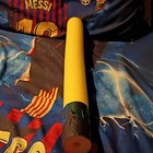 Yellow Foam Padded Training Stick staff With Black Tape Handle