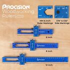Procision Woodworking Ruler  Set Of 3  12  8  6 Inch   Precise Woodworking Pocke