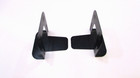 Pair Old Classic 5  Tall Black Steel Vintage 1980 s Library Shelf Bookends Set