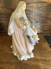 Vintage Guardian Angel With Child 7 5  Resin