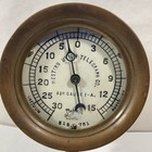 The Ashton Valve Co  Brass And Cast Iron Gauge Steampunk Air Gauge