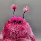Vintage Pink Furgles Monster Plush Alien Belly Case Media Disc Holder Cd dvd 10 
