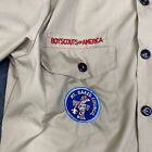 Vintage Boy Scouts Of America Mens Official Shirt Bsa Khaki Made In Usa Small