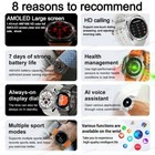 New Ultra Men 32gb Gps Smart Watch Amoled Screen 1 5  Fitness   Health Tracking