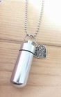 Cremation Urn Necklace For Ashes Mom Memorial Keepsake Pendant Funeral Favor
