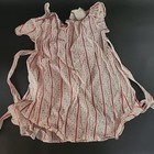 Vintage Girls Girl   s Size Small Tulip Print Smock Dress Outfit 20  Long