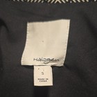 Halogen Chevron Geometric Open Front Shawl Collar Blazer - Black And Gray Sz Sm