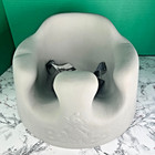 Bumbo Floor Seat Cool Grey Gray Baby Infant Chair Support With Safety Harness