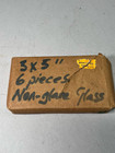 3x5 Vintage Non-glare Picture Frame Glass Replacement Panels Lot Of 6 Nos