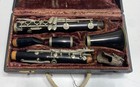 Vintage Harry Jones Hollywood Bb Wood Clarinet With Hard Case Student Model