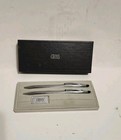 Vintage Cross Classic Century Lustrous Chrome Pen Mechanical Pencil Set Gift Box