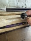 Vintage German Desk Set Purple Letter Opener In Case