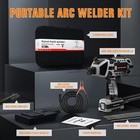 Trqwh Portable Stick Welder Kit  110v 120a Arc Welder For Home   Outdoor Repair