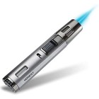 Refillable Butane Torch Lighter Adjustable Cigar Gas Lighter 2 Jet Flame Lighter