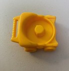 Fisher Price Little People Yellow Baby Buggy Stroller For Infant Nursery Rare