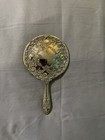 Silverplate Vanity Hand Held Mirror Ornate Victorian