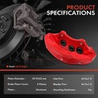 2x Front Lh   Rh Brake Caliper For Dodge Durango Jeep Grand Cherokee 2012-2020