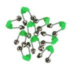 10pcs Fishing Rod Alarm Bells Double Ring Clip Bite Indicator Fishing Accessorie
