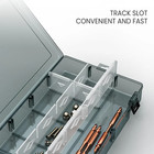 1pc Multifunction Parts Storage Box Adjustable Tool Organizer Case - New