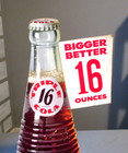 Vintage Triple Cola 16- Store Easel Back-soda Bottle Sign Display -20  Org