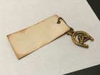 Vintage Deaf Mute Good Luck Keychain With Original Card
